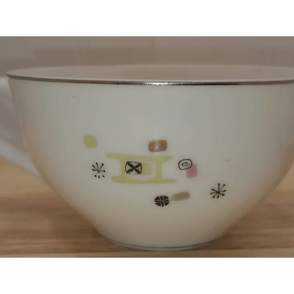 Two vintage MCM Laurel China tea cups 